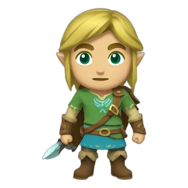 link breath of the wild sticker