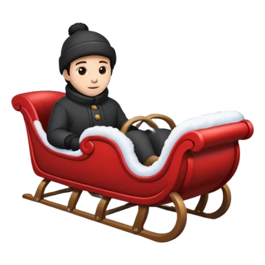 navidad trineo  sticker