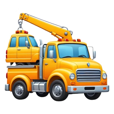 puedes crear unemojis de una camion cargando vehiculos sticker