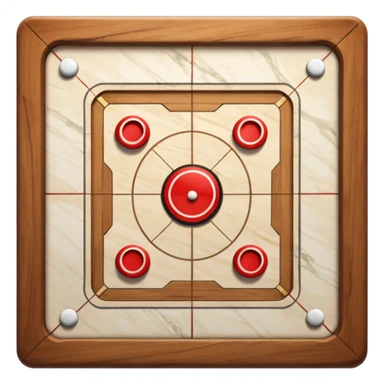 Marble carrom table square sticker