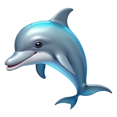 Cinematic Comical Bottlenose Dolphin Portrait Emoji, Head tilted dramatically with an exaggeratedly amused expression, featuring a sleek, shiny glossy body with wide, comically expressive eyes full of playful disbelief and a quirky, animated dorsal fin, Simplified yet hilariously expressive features, highly detailed, glowing with a slightly sassy aquatic glow, high shine, dramatic yet playful, stylized with an air of cheeky marine mischief, soft glowing outline, capturing the essence of a meme-worthy dolphin that looks ready to side-eye its way into viral fame! sticker
