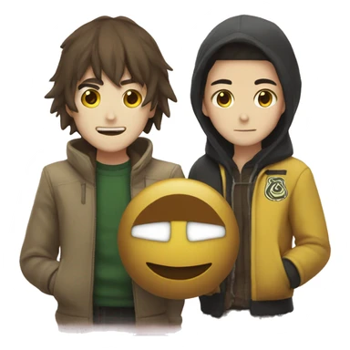 chara and san sticker