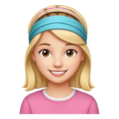 Preppy trendy oink girl sticker