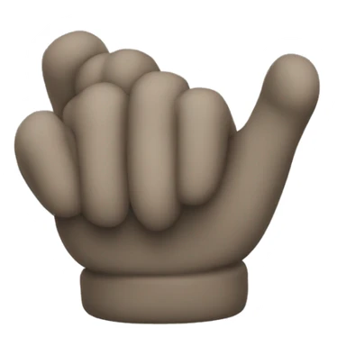 Zweihändiger mittelfinger sticker