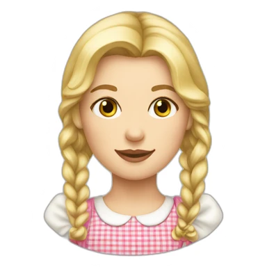 Blond Dorothy silesia girl sticker