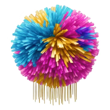 Cheer pom-pom ￼ sticker