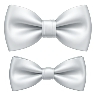 White bow tie  sticker