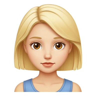 garota loira sticker