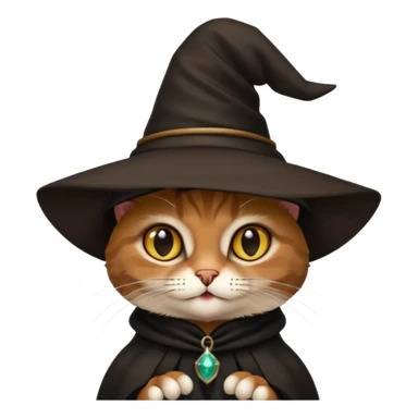 Gato brujo pequeño  sticker