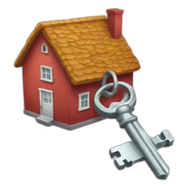 house key sticker