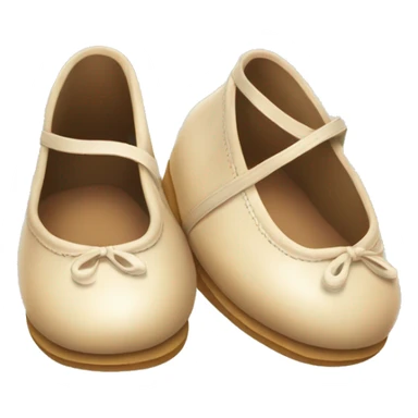 baige baletschuhe sticker