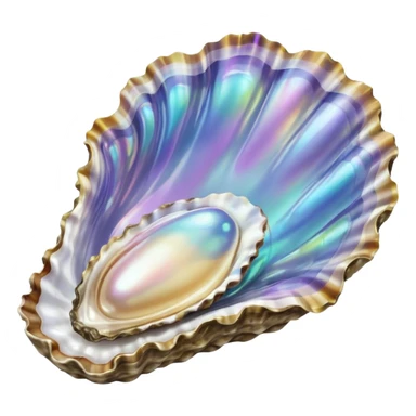 Oyster pearl sticker
