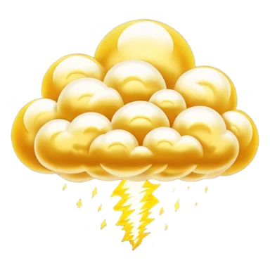 Nube voladora dorada de la serie de dragón ball, solo quiero la nube sticker