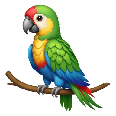 parrot emoji sticker