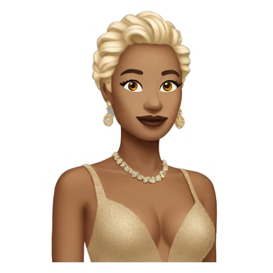 create an emoticon of MET GALA sticker