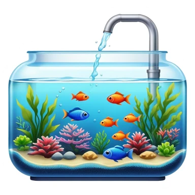 Aquarium fish tank sticker