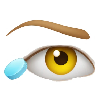 prescription contact lens case sticker