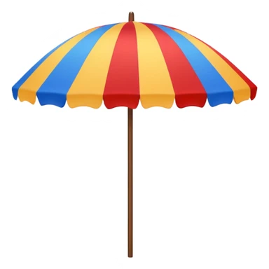 beach umbrella sticker
