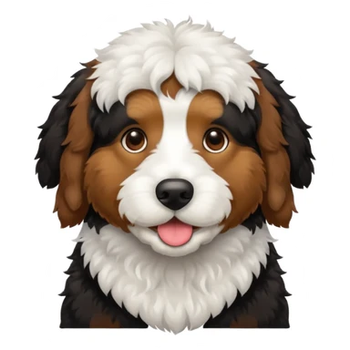 bernedoodle dog sticker