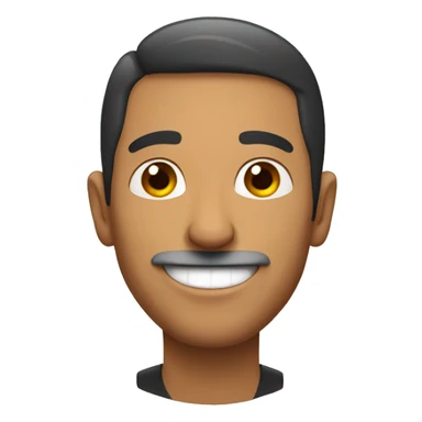 Smiling Spanish man sticker