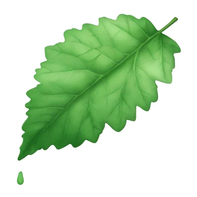 Hoja de menta sticker