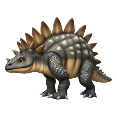 realistic Ankylosaurus sticker