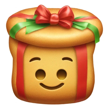 Food with bow on it sticker