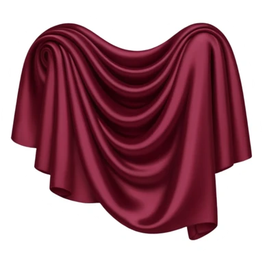 Deep Burgundy silk sticker