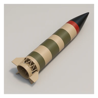 Изометрическая модель этой бомбы, без надписей и флагов и машины sticker