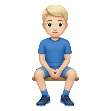 boy kid leg sticker