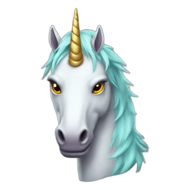 undead unicorn sticker