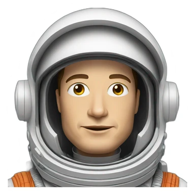 elon musk astronaut sticker