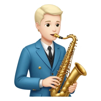 cold man sax sticker