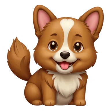 Perro tirando un beso sticker