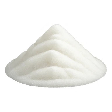 A big pile of sugar not chunked just grains sticker