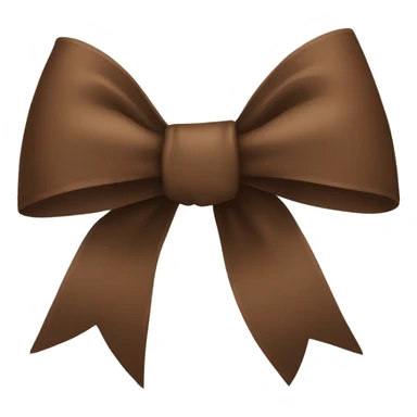 brown bow sticker