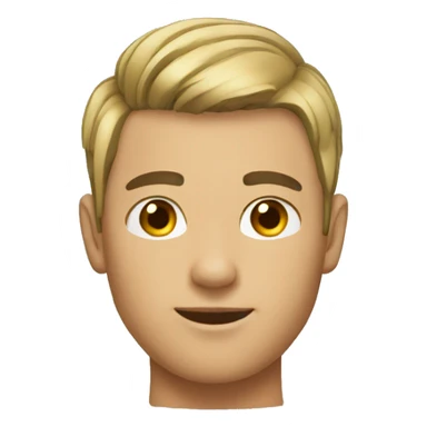 male short hairstyle sticker