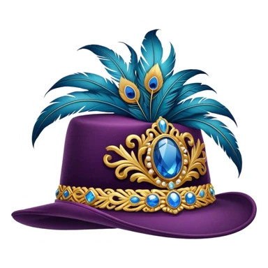 Fancy deluxe hat sticker