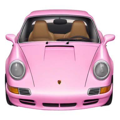 pink porsche sticker