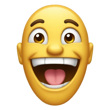 laughing and pointing at the viewer sticker