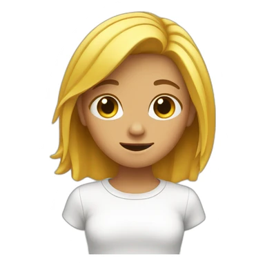 Fille qui fait un dab sticker