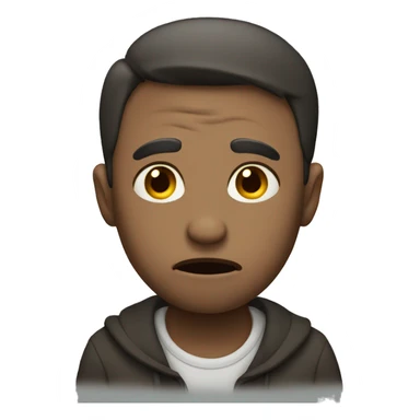 depressive emoji sticker