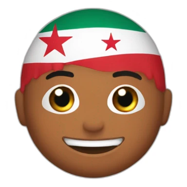 mbappé avec le drapeau du maroc sticker