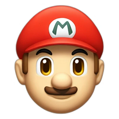 super Mario bros red hat sticker