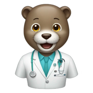 otter orthodontist sticker