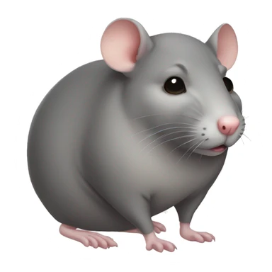 Obese rat sticker