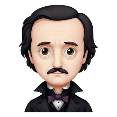 Edgar allan poe sticker