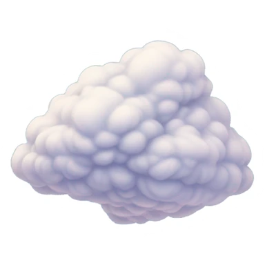 cloud shaped universe sticker