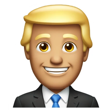Trump so much happy  sticker