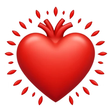 heart bursting with love  sticker